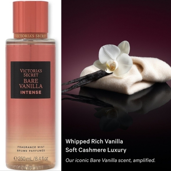 Victoria's Secret Bare Vanilla Intense Fragrance Mist & Body Lotion Set NEW Rare - Picture 3 of 3